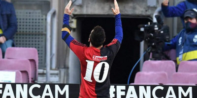 Selebrasi Emosional Lionel Messi Mengenang Maradona