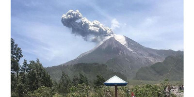 46 Gempa Guguran Guncang Gunung Merapi