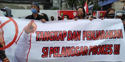 Aliansi Anak Bangsa Cinta Kedamaian: Tangkap Rizieq Bubarkan FPI