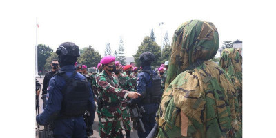 Panglima TNI Sidak Marinir: Jaga Profesionalisme