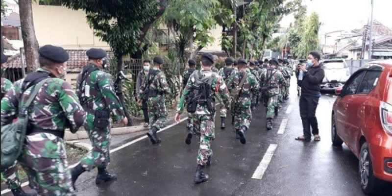 Prajurit TNI Siaga di RS Polri Kramat Jati, Pangdam Jaya Bilang Begini
