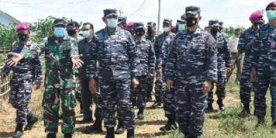 Dankormar Dampingi Kasal Kunjungi Kimal Kotabumi