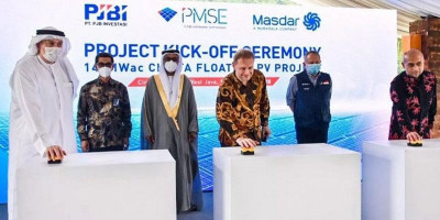 Terbesar di Asia Tenggara, Indonesia Resmi Punya PLTS Terapung