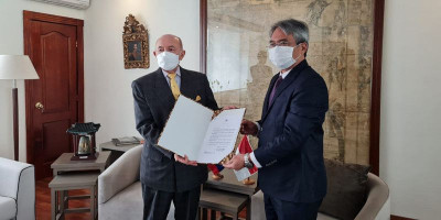Serahkan Surat Kepercayaan, Dubes RI Quito Memulai Tugas Diplomatik di Ekuador