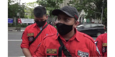 Pemuda Batak Bersatu Ikut Jaga Gereja-gereja di Jakpus