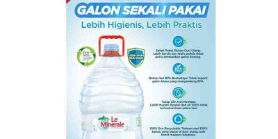 Diprotes, Galon Sekali Pakai Menambah Pencemaran Sampah Plastik 