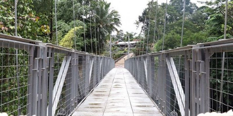 Jembatan Gantung Mekar Baru Permudah Akses Warga Serang 