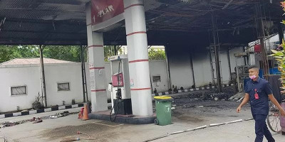 Polisi Masih Selidiki Kebakaran SPBU Gara-gara Sinyal Ponsel