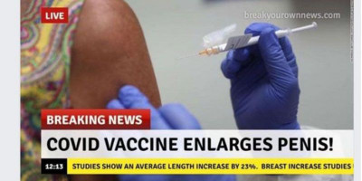 Vaksin Covid-19 Bisa Memperbesar Penis! Lucu-lucuan Aja