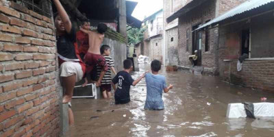 Curah Hujan Tinggi, 9 Desa di Sumbawa Terendam