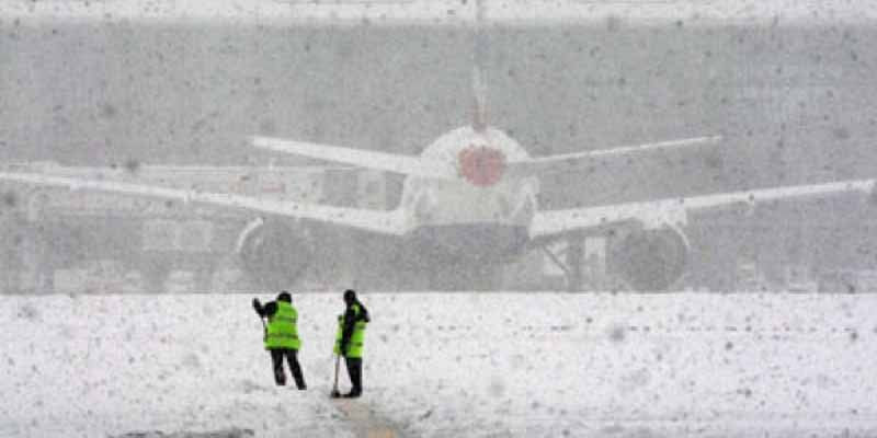 Pesawat Real Madrid Sempat Terjebak Badai Salju