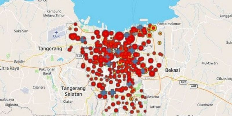 74 RW di Jakarta Berstatus Zona Merah, Ini Daftarnya