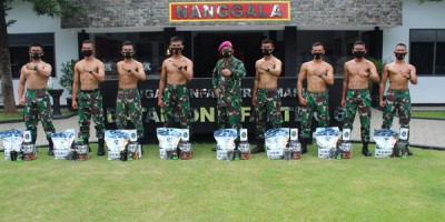 Lari Sejauh 3400 Meter dalam 12 Menit, Prajurit Yonif 6 Marinir Diganjar Reward