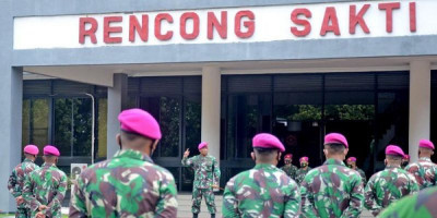 Komandan Brigif 2 Marinir Pasmar 2 Terima Prajuritnya Usai Penugasan Percepatan Pembangunan Di Lombok