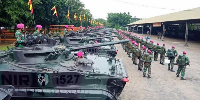 Apel Organik Batalyon Tank Amfibi 1 Marinir