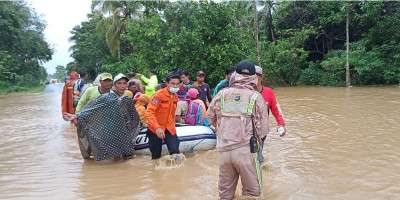 BNPB Catat 21 Ribu Jiwa Mengungsi Akibat Banjir Kalsel