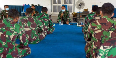Danmenart 2 Marinir Pasmar 2 Laksanakan Doa Bersama Seluruh Pengemudi Dan Pengawak Ranpur