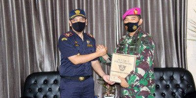 Danyonmarhanlan IV Terima Kunjungan Kepala Bea Cukai Tanjungpinang