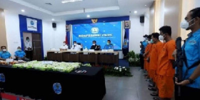BNN Sita 53,05 Sabu dari Sindikat Jaringan Narkoba Internasional 