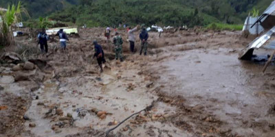 BNPB: Banjir Bandang di Kabupaten Paniai Hanyutkan Tiga Rumah