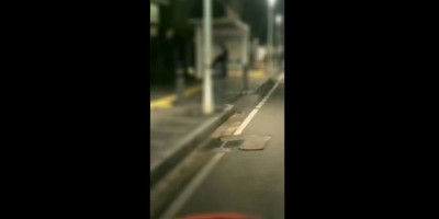 Sejoli Mesum di Halte Bus dan Ditonton Pengendara Diciduk Polisi