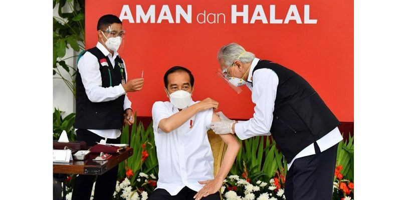 Besok Pagi Jokowi Kembali Disuntik Vaksin