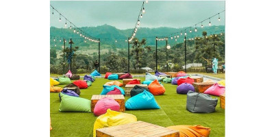 Cocok Buat Kaum Rebahan, Pelangi Cafe Sajikan Pemandangan Alam Keren