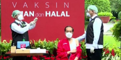 Jokowi Kasih Target, Vaksinasi Masyarakat Pertengahan Februari