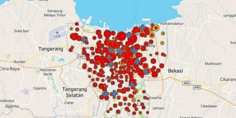 Ini Daftar 54 RW di Jakarta yang Berstatus Zona Merah 