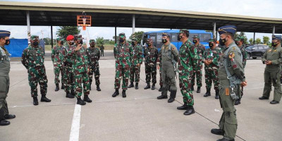 Panglima TNI Tinjau Fasilitas Baru Lanud Iswahjudi