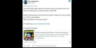 Eiger Akhirnya Minta Maaf, Sebut Suratnya Tidak Tepat dan Salah