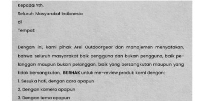 Gara-gara Protes Review Produk, Eiger Langsung Disodok Kompetitor  