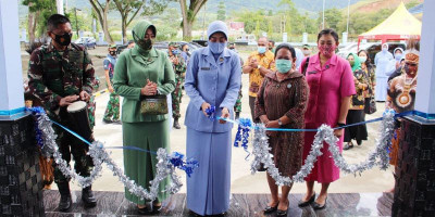 Peresmian Lembaga Keterampilan dan Pelatihan Mie Hokholo di Lanud Silas Papare
