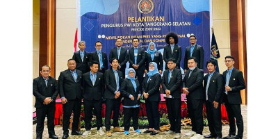 Resmi Dilantik, PWI Tangsel Tancap Gas Tingkatkan SDM Sesuai Perkembangan Zaman