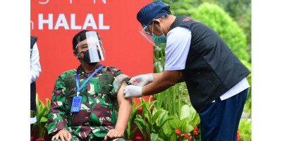 Panglima TNI: Kehadiran Vaksin Memberi Harapan Baru dan Pandemi Dapat Dikendalikan