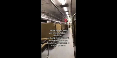 Merinding Banget, Penumpang Sendirian di Gerbong Kereta Paling Belakang 