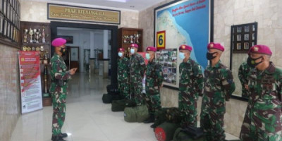 Danyonif 6 Marinir Lepas Prajurit Yang Akan Melaksanakan Diktukba 51