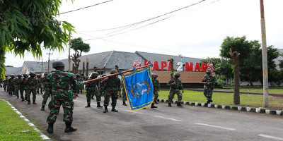 Prajurit Batalyon Kapa 2 Marinir Pasmar 2 Laksanakan Lari Lintas Alam “Cross Country”