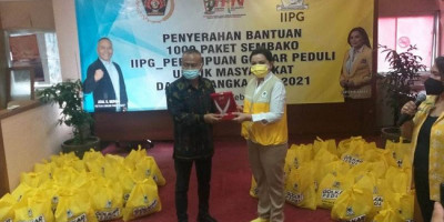 IIPG Meriahkan HPN 2021 Lewat Bantuan Sembako untuk Masyarakat