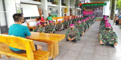 Siap Berangkat Pendidikan Calon Siswa Diktukba LI B Terima Arahan Dari Danmenbanpur 2 Marinir Pasmar 2