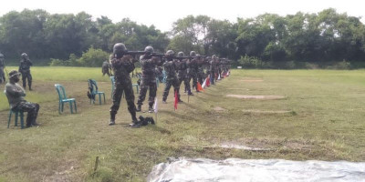 Yon Angmor 2 Mar Pasmar 2 Asah Kemampuan Menembak LPD TW I TA. 2021.
