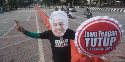 Jateng di Rumah Saja Berjalan Bagus Meski Masih Ada Pasar yang Ramai 