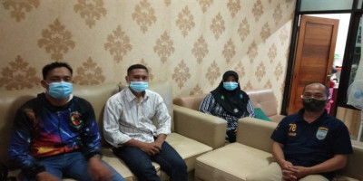 Perwira Yontankfib 1 Marinir Kunjungi Rumah Prajuritnya Untuk Bersilahturahmi 