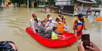 12 Kecamatan di Kabupaten Bekasi Terendam Banjir