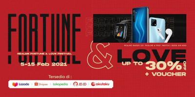 Fortune & Love Festival, Cara Realme Sambut Hari Istimewa di Bulan Februari