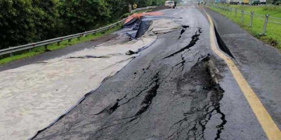 Penjelasan PVMBG Soal Amblas di KM 122 Tol Cipali