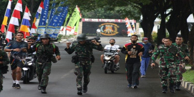 Yonif 4 Marinir Raih Juara III Lomba Triathlon Pasmar 1