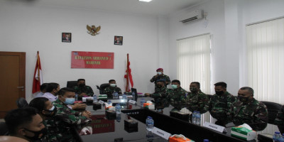 Danyon Arhanud 1 Marinir Buka Pelatihan Battle Management System Alkom Bvp - 2