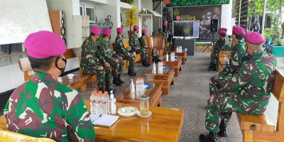 Danmenbanpur 2 Mar Pasmar 2 Ikuti  Sosialisasi HAM dan HHI Tahap Ke 2 Bagi Satuan Operasi TNI