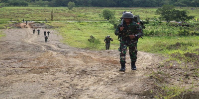 Latihan Cross Country Tingkatkan Ketahanan Dan Kemampuan Fisik Prajurit Menbanpur 3 Marinir